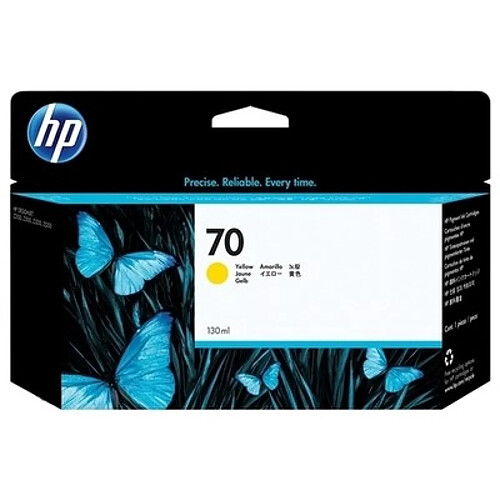 HP 70 Cartouche Jaune C9454A