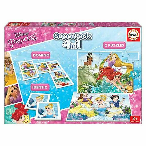 Jeux Princesses Disney Superpack 4 en 1