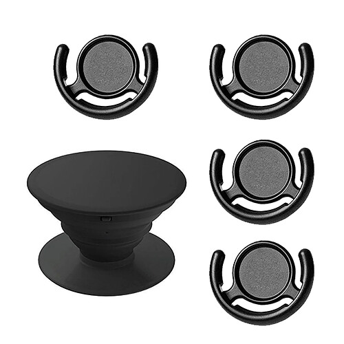 PHONECARE Kit PopSocket + 4 Support - Noir