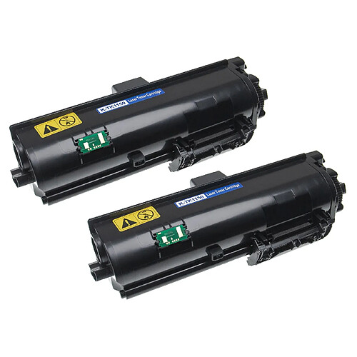 vhbw 2x Toner compatible avec Kyocera ECOSYS P séries 2200, 2235 d, 2235 dn, 2235 dw, séries 2235 imprimante - Cartouches toner compatible, noir