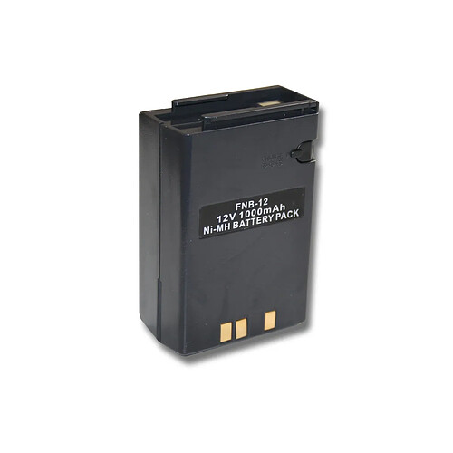 vhbw batterie compatible avec Yaesu / Vertex FTH2008, FTH2010, FTH2070, FTH7005, FTH7008, FTH7010, FTM2001 radio talkie-walkie (1000mAh, 12V, NiMH)