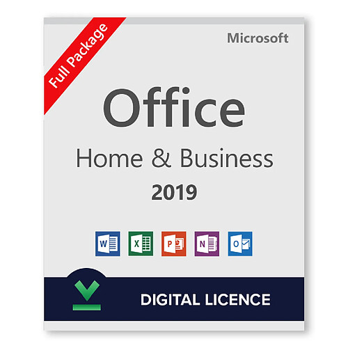 Microsoft Office 2019 Famille et Petite Entreprise - Licence numérique - Logiciel en téléchargement