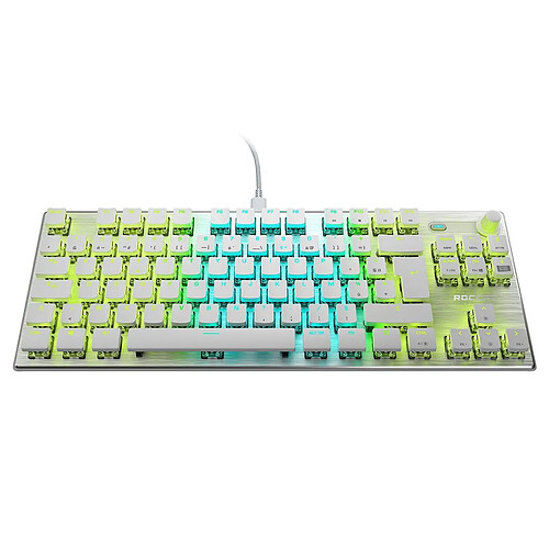 ROCCAT Vulcan TKL Pro, blanc - Switch TITAN Optical linéaire