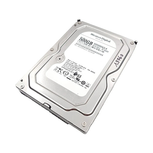 Disque Dur 500Go SATA 3.5 Western Digital WD5000AZLX-00JKKA0 7200rpm 32Mo · Reconditionné