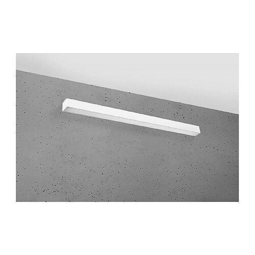 Luminaire Center Suspension Pinne Aluminium blanc 1 ampoule 150cm