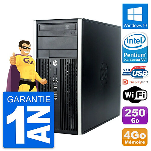 PC Tour HP Compaq Pro 6300 CMT Intel G630 RAM 4Go Disque 250Go Windows 10 Wifi · Occasion