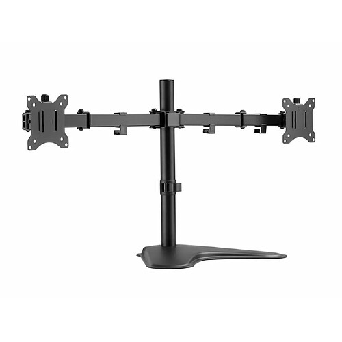 Support de table articulé pour 2 écrans 17'-32', équipement noir