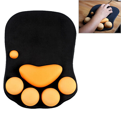 Wewoo Tapis de souris de en silicone antidérapant forme de griffe de chat lente