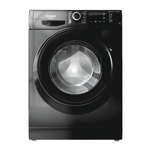 Lave-linge hublot HOTPOINT PNM11925FR Natis - 9 kg - Induction - L60cm - 1200 trs/min - Noir