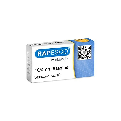 RAPESCO AGRAFES À POINTE EN ACIER GALVANISÉES 10/4MM (LOT DE 1000) AP5