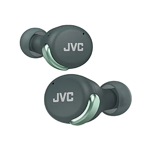 JVC HA-Z330T-G Écouteurs Bluetooth Sans Fill Intra-Auriculaire Réduction Active du Bruit IPX4 Etanche Vert