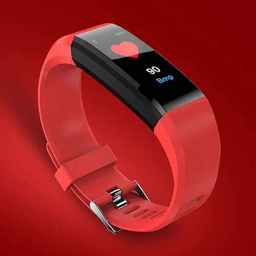 Yonis Bracelet Connecté OLED Couleur Suivi Santé Bluetooth