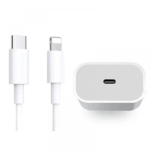 General Chargeur Apple - Adaptateur secteur USB-C à charge rapide 20 W pour iPhone/iPad, design compact, sûr et fiable, parfait pour les voyages et la maison Vous recherchez un chargeur de haute qualité pour votre(6 pieds)