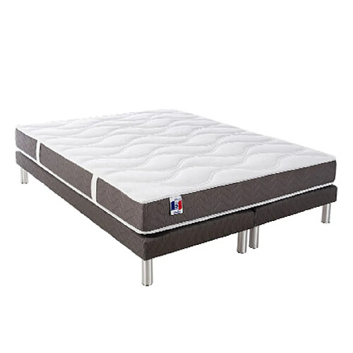 Mes Ensemble Matelas latex HD ep18/19cm 160x200cm + Sommier