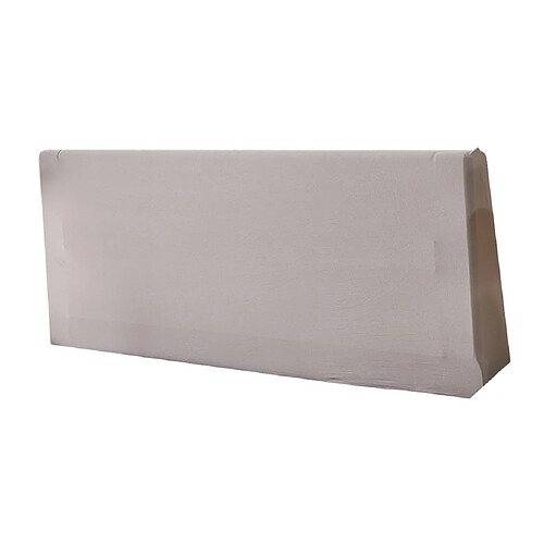 Housse de protection de tête de lit 180cm gris clair