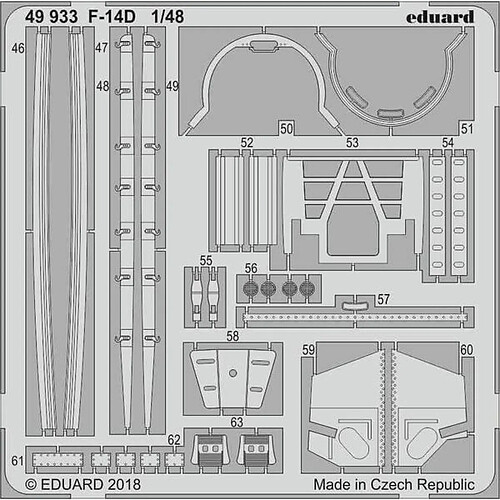 F-14D for Tamiya - 1:48e - Eduard Accessories