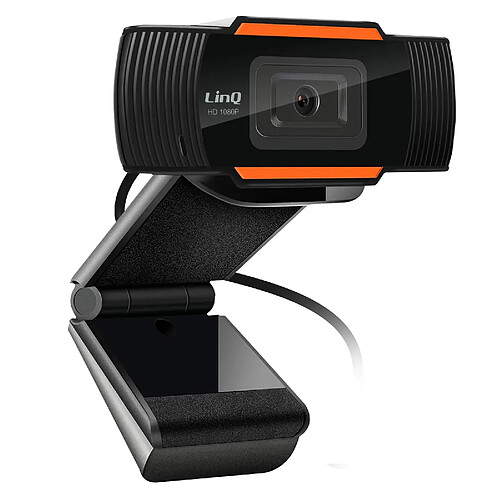 Webcam USB Full HD 1080p Microphone Angle 120° LinQ - Noir