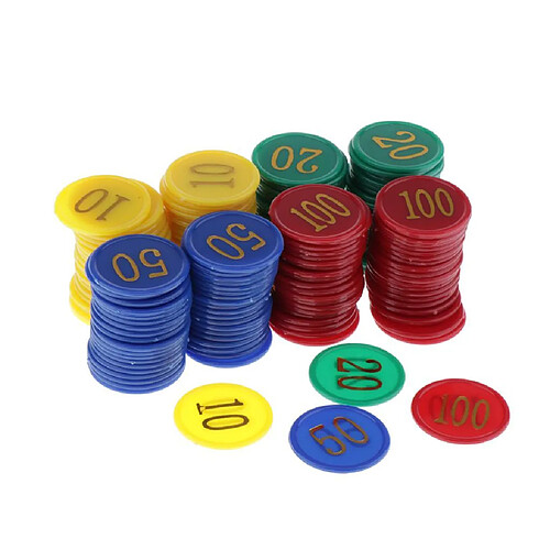 Jetons jeu bingo professionnels jetons de couleur