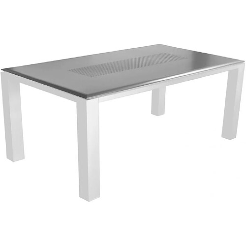 Proloisirs Table de jardin Florence 180 cm gris.