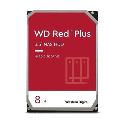 Disque dur Western Digital WD Red Plus NAS 3,5" 5400 rpm