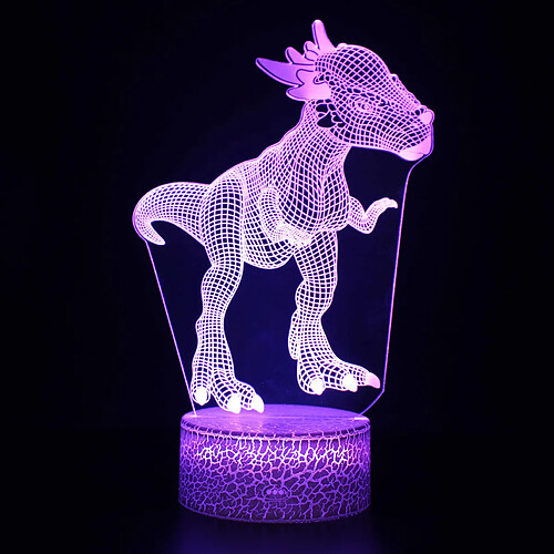 Universal Lumière de nuit à LED 3D, décoration de bureau en 16 couleurs, lumière de nuit lointaine à toucher USB, meilleur cadeau d'anniversaire de Noël pour les garçons, les filles, les enfants(Coloré)