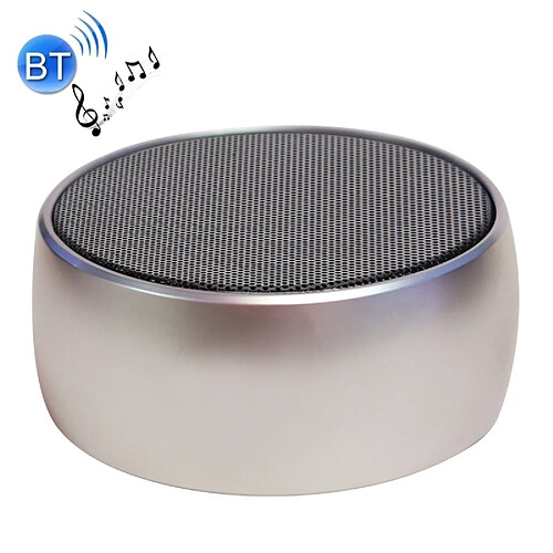 Wewoo Enceinte Bluetooth d'intérieur or Haut-parleur stéréo portable Bluetooth, avec microphone intégré, prise en charge des appels mains libres et ampli Carte TF & AUX IN, Distance: 10m