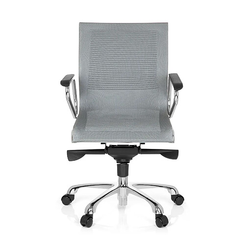 Chaise de bureau / Fauteuil de direction ASTONA tissu gris hjh OFFICE