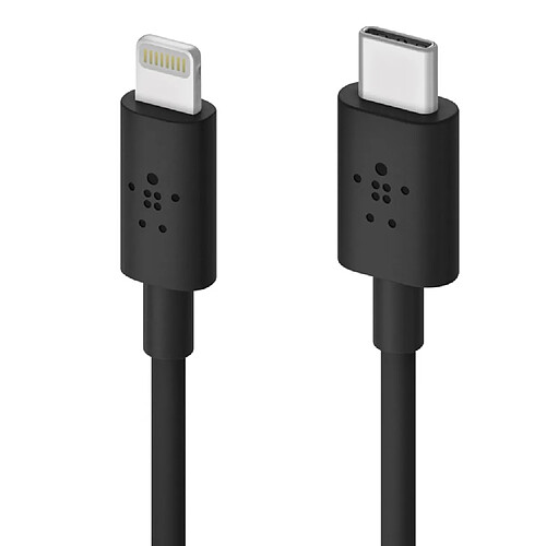 Belkin Câble Lightning vers USB C - Noir