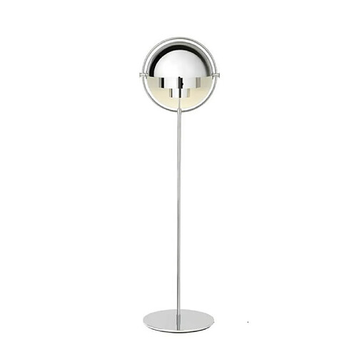 MULTI-LITE-Lampadaire H148cm Chrome GUBI - designé par Louis Weisdorf