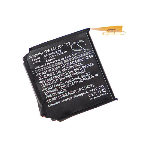 vhbw batterie remplacement pour Samsung EB-BR720ABE pour smartwatch montre connectée bracelet fitness