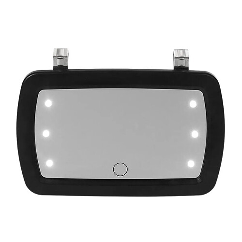 Universal Voiture Parasol Miroir Maquillage Ombre Soleil Miroir Maquillage Miroir Commode Voiture Fabrication Miroir Six Lumières LED Voiture Styling | Miroir de bain