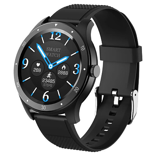 Wewoo Montre connectée Smartwatch S6 1,3 pouces IPSsurveillance du rythme cardiaque / pression artérielle / surveillance sommeil / cycle physiologique féminin noir