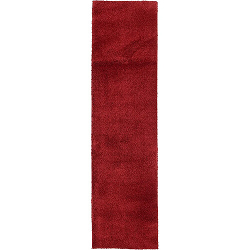 Hadorn Tapis shaggy 305x79 rouge Luzern