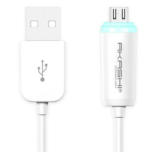 Câble micro USB AKASHI ALTCABLUSBCLDWH