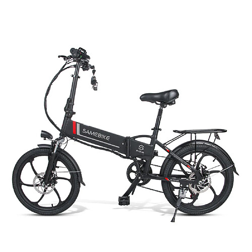 Vélo électrique SAMEBIKE 20LVXD30 - moteur 350W batterie 48V10AH autonomie 40KM freins à disque mécaniques - Noir