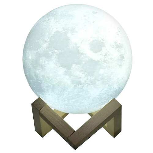 Universal Lumière de lune avec télécommande, 3D - 16 couleurs(Coloré)