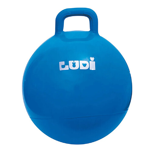 LUDI Ballon sauteur 45 cm : Bleu