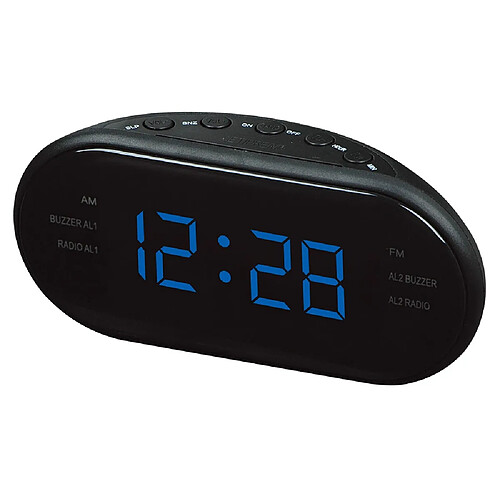 Universal FM, AM, radio portable, horloge LED, réveil électronique de bureau, montre numérique, radio, cadeaux, fournitures de bureau, fiches UE