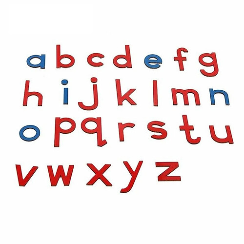 Totalcadeau Lettres alphabet en bois apprentissage de l'écriture jeu montessori