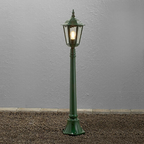 Lumière Outdoor Basic Pathway Bollard Post Bollard Light Vert brillant, IP43