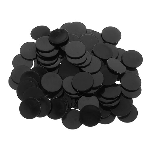 25MM barillet en plastique Coin Chip Money 100 barils un avion baril Boundless Black