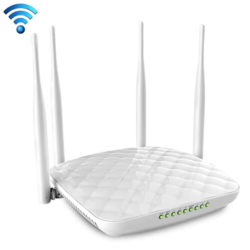 Wewoo Routeur blanc sans fil 2.4GHz 300Mbps WiFi avec 4 * 5dBi Antennes externes