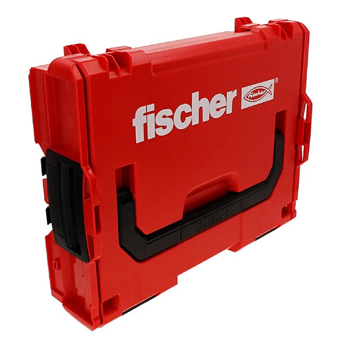 Fischer L-Boxx 102 Power Fast II Caisse à outils pour panneaux d'aggloméré, 1801 pcs. + L-Boxx tête fraisée avec filet complet Torx / filet partiel zingué, bleu passivé ( 558739 )