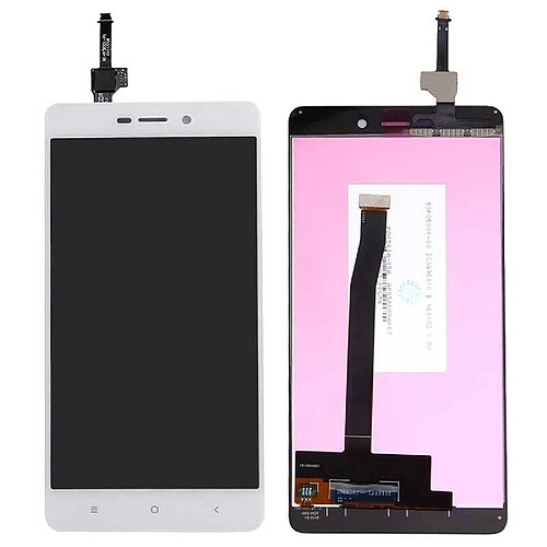 Wewoo Pièce détachée pour Xiaomi Redmi 43162 blanc écran LCD + tactile Digitizer Assemblée