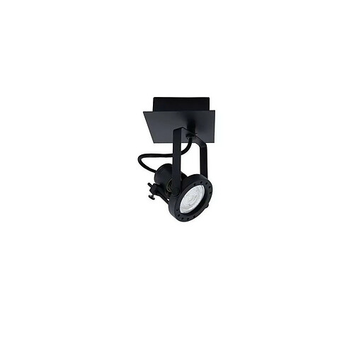 NOVA LUCE Plafonnier SALVA Sable Noir LED GU10 2x10 W