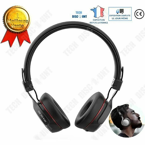 TD Casque bluetooth audio sans fil enfant anti bruit gamer écouteurs oreillette musique téléphone qualité sonore réduction du bruit