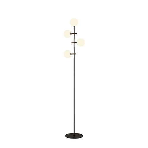 Inspired Lampadaire de cave 4 lumières, DEL 5W remplaçables, 4000K, noir