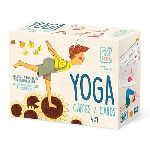 BUKI FRANCE Jeu de Yoga 4 en 1