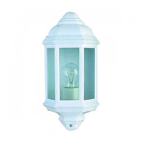 Searchlight Lanterne de jardin Outdoor Verre blanc 1 ampoule 36cm