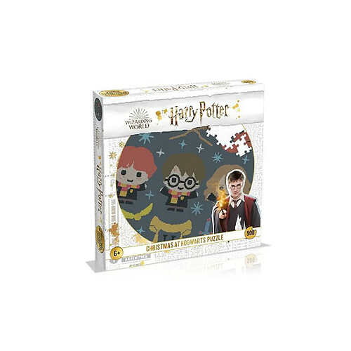 Puzzle Winning Moves Harry Potter Un Noël à Poudlard 500 pièces